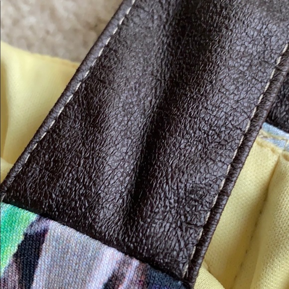 Cartise Colorful Abstract Asymmetrical Shoulder Dress size 4 - Picture 9 of 16